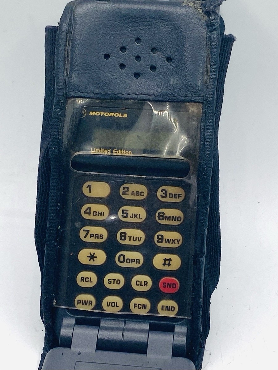 Vintage Motorola Cell Phone Limited Edition With Original Case