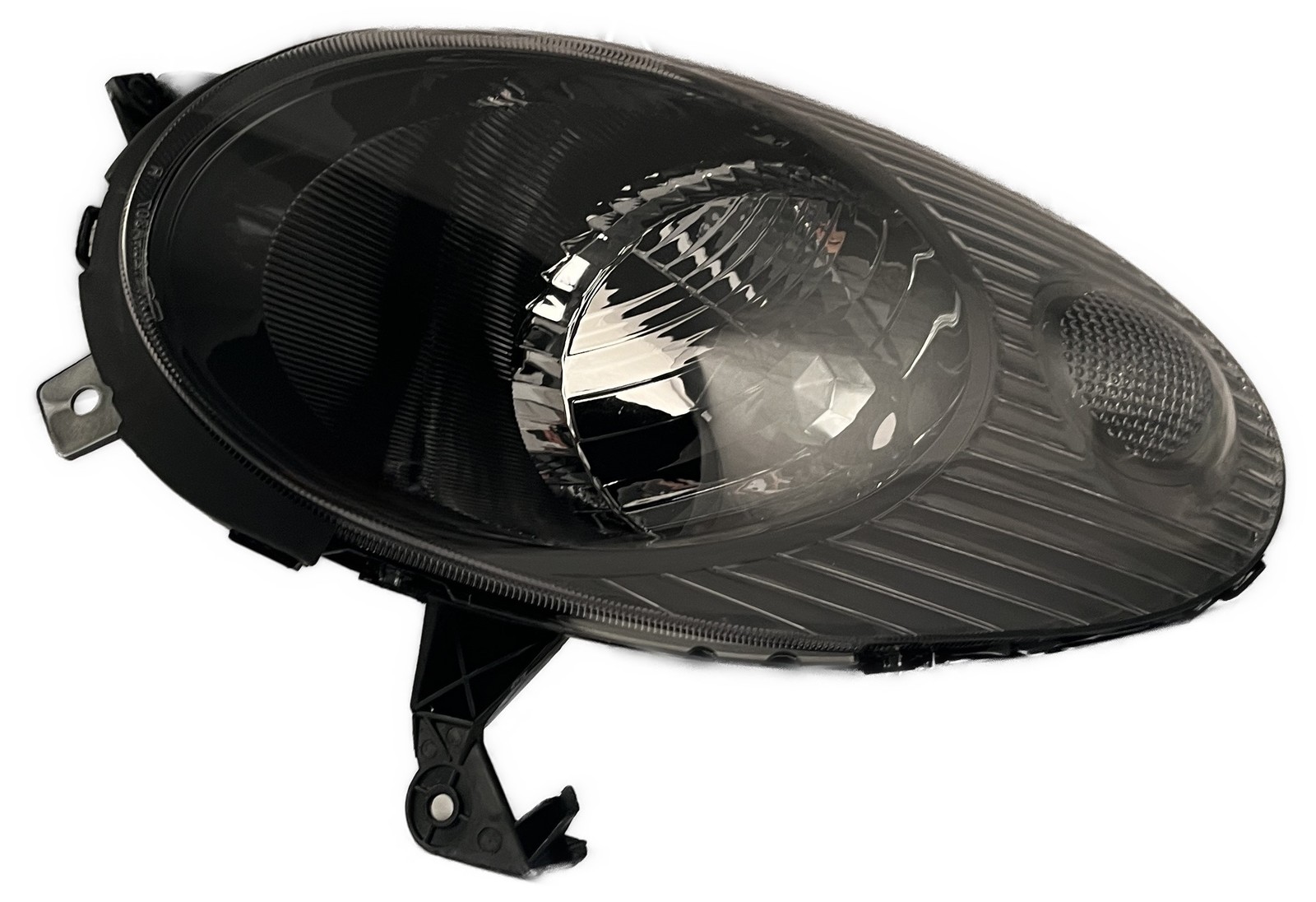 Fits Nissan Micra K12 Headlight Black Left Hand 2003-2005