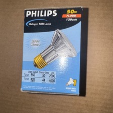 Phillips Halogen Wide Flood Light 50W Par 20 ...