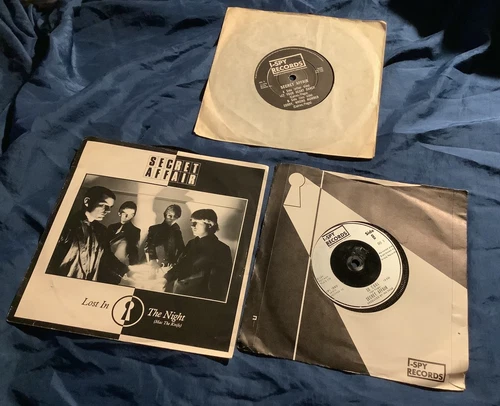 SECRET AFFAIR lot of 3 x 7” vinyl LOST IN THE NIGHT / LET YOUR HEART / MY WORLD