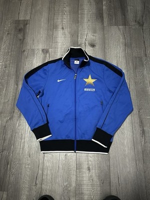Nike Pirelli インテル　フード付きジャケット ネイビー Nike Pirelli Inter Milan Medium Soccer Futbol Training Track