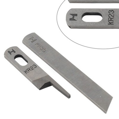Overlock Serger Knife Upper Knife KR23 & Lower Knife KR35 For Siruba Juki