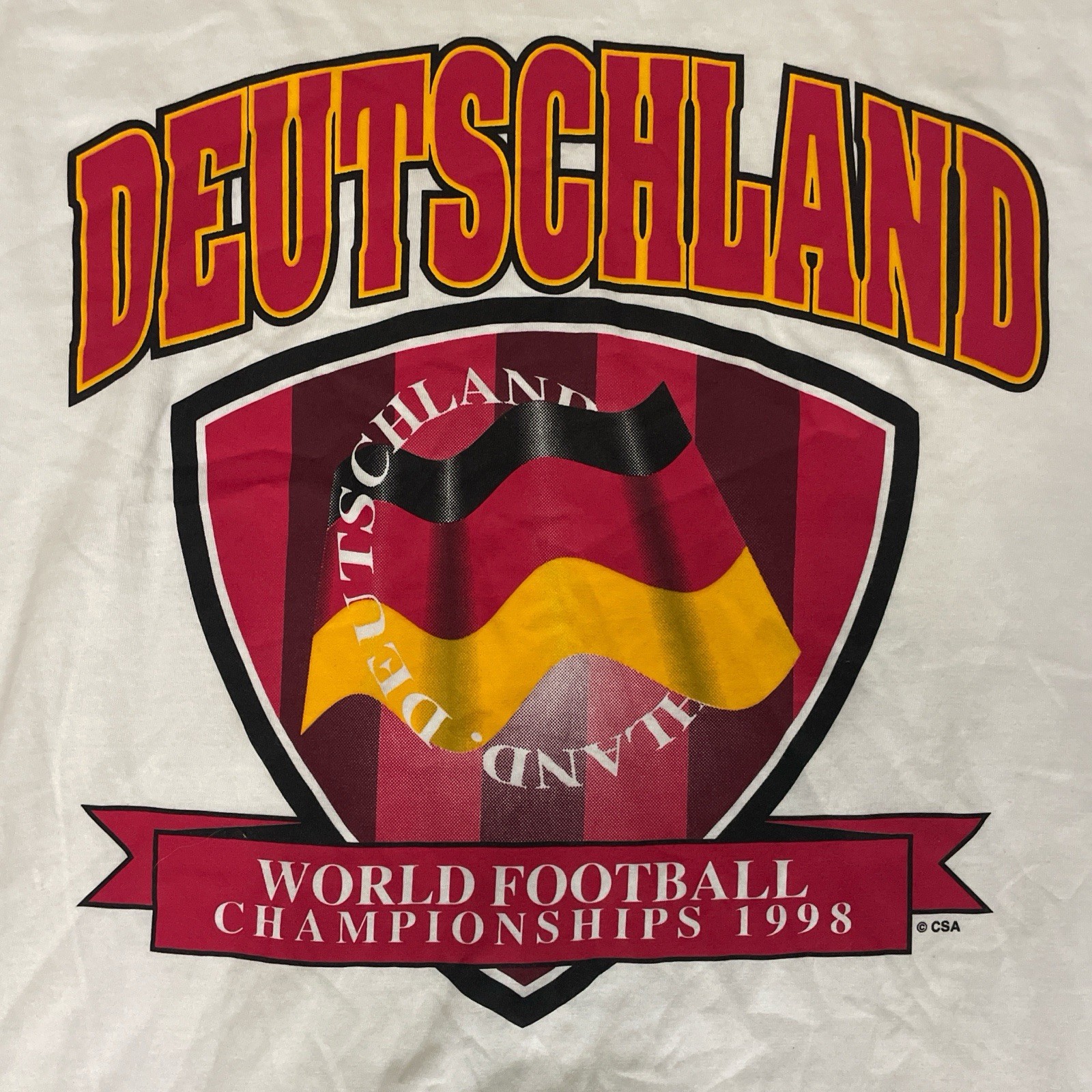 Vintage Nutmeg 1998 Germany World Cup Shirt