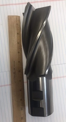 1 pc.  3  X 2-1/2 X 6  LOC HS 4 FLUTE CENTER CUTTING END MILL. USA (loc stk)