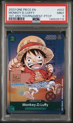 One Piece Monkey D. Luffy P-037 1st Anniversary Tournament Promo Foil