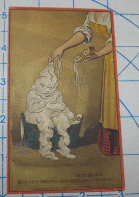 #ad Vintage Soap Trade Card quot;Dobbins#x27; Electric Soapquot; Card # 7 Mother Son Wash Tub $4.95