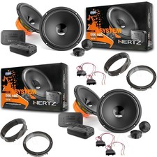 Kit 8 Casse Altoparlanti Hertz Anteriori e Posteriori per Volkswagen Golf VIII