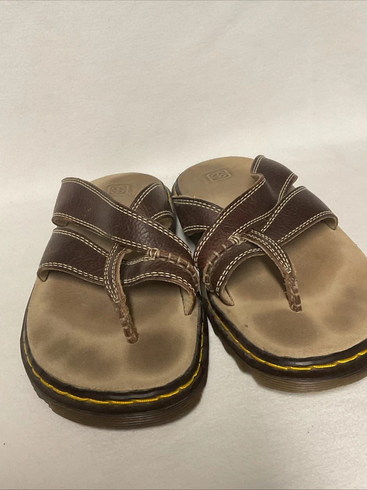 Sandalias Chanclas Dr. Martens Cuero Tanga en Marrón Mujer 10 O Hombre’s 9 42 Foto 4 de 4