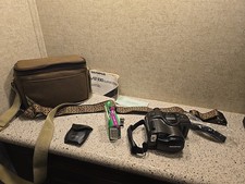 OLYMPUS AZ-330 SUPERZOOM 35mm FILM CAMERA WITH 38-105mm ZOOM LENS,Bag, Strap,etc