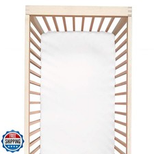 Cozysilk 100 Mulberry Silk Crib Sheet for Baby Hair, Standard Crib Mattress