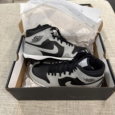 Nike Men's Size 13 Jordan 1 Mid TD (FJ6805 002) Football Cleat Black Sneaker