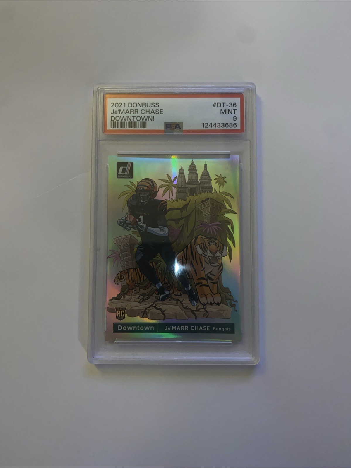 2021 Panini Donruss - Downtown! Ja'Marr Chase #DT-36 (RC)