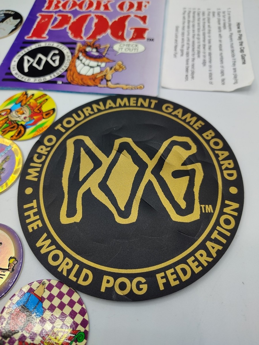 VINTAGE The World POG Federation Micro Tournament Game Pack Lot Of