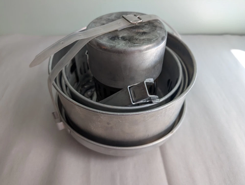 Sigg Tourist Cook Set W/ SVEA 123 Stove Backpack Vintage Camping Set - Image 2 of 4