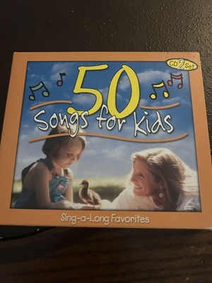 50 Songs for Kids CD 2 Disc Set The Countdown Kids Sing Along Children Music