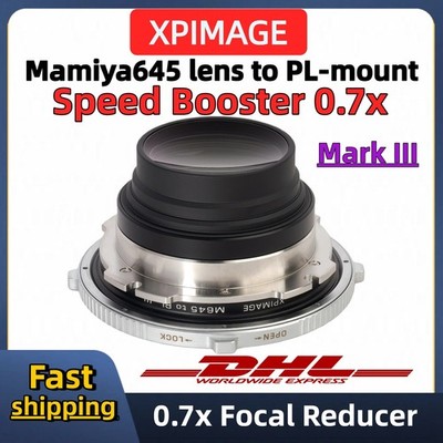 XPimage 0.7x Focal Reducer Optics Adapter Mamiya645 lens to PL Speed Booster 0.7
