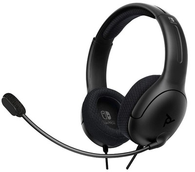 LVL 40 BLACK HEADSET - New Nintendo Switch - B7332z