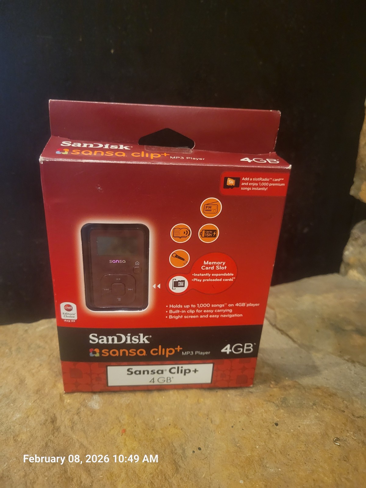New Sealed Fm Radio Expandable Microsd