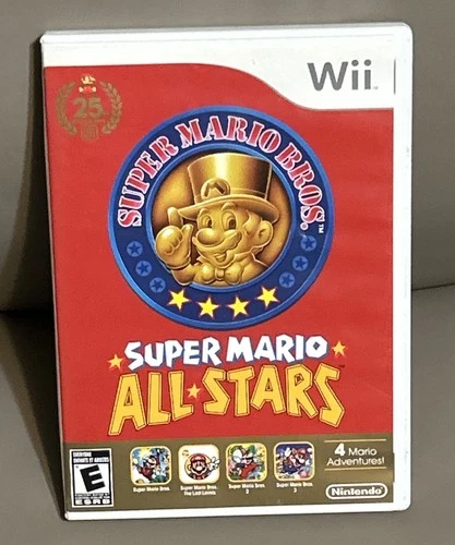 Super Mario All-Stars Wii 25th Anniversary CIB Complete w/ Manual Disc Excellent