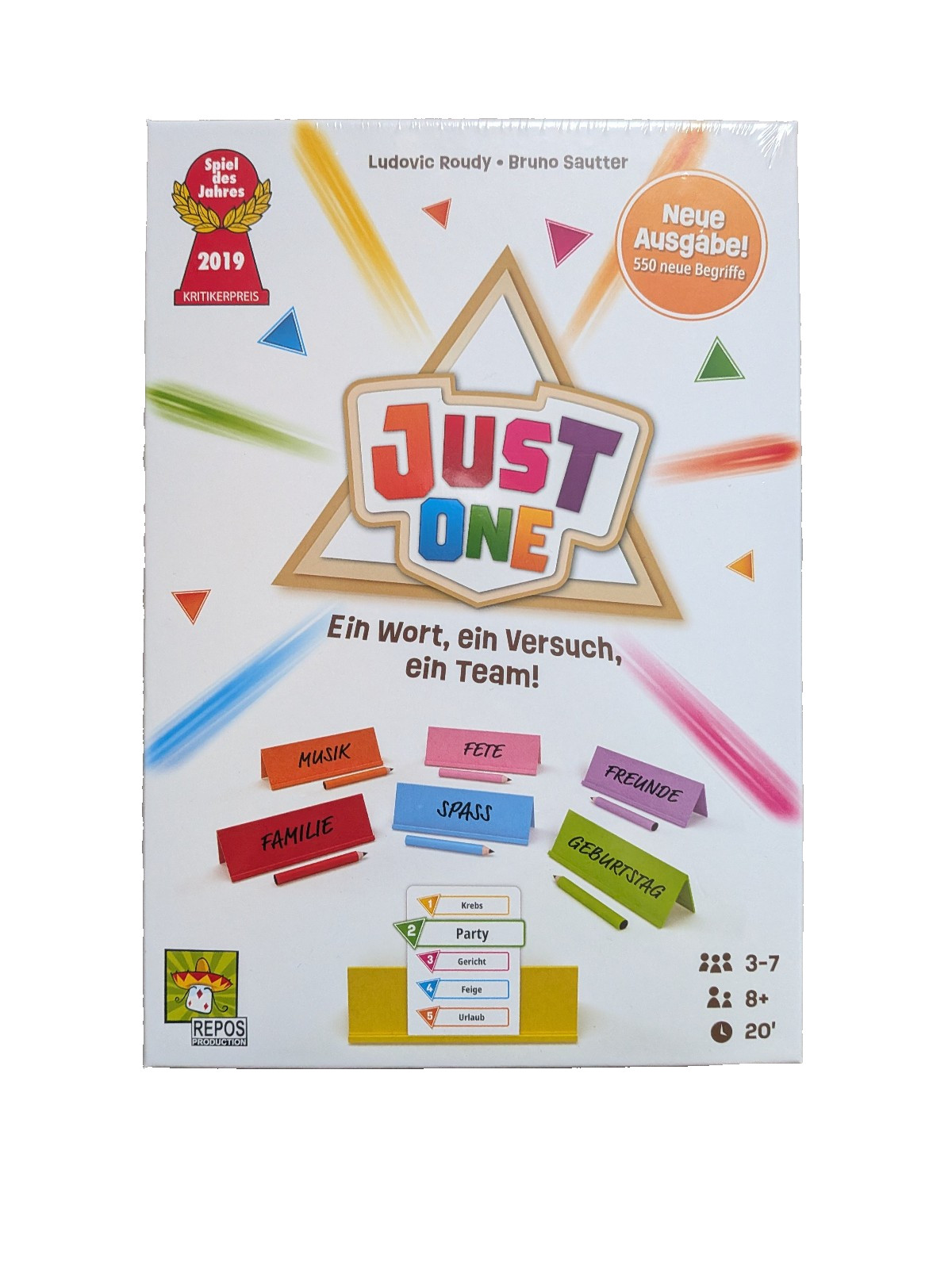 Just One Grundspiel Refresh Revision Neue Ausgabe 550 Neue Begriffe | NEU & OVP
