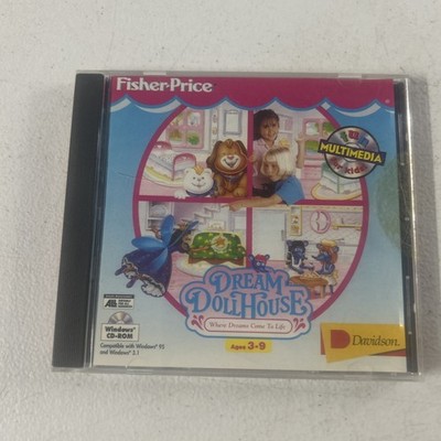 Fisher-Price Dream DollHouse Computer Game Ages 3-9 Windows PC CD-ROM 1995