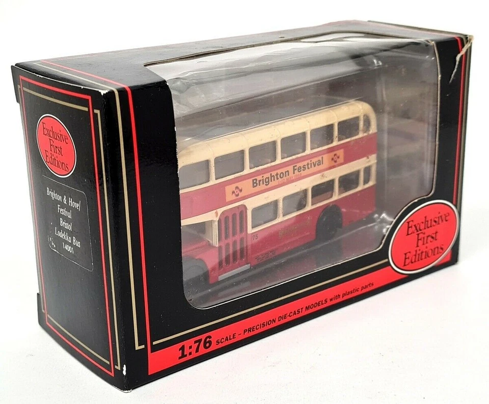 EFE 1/76 Bristol Lodekka Brighton & Hove Festival 14001 Diecast Scale Model Bus - Image 2 of 3