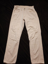 Vintage LEVI'S STA PREST White Tab Big E Mod Slim Tapered Pants Size 29 X 28