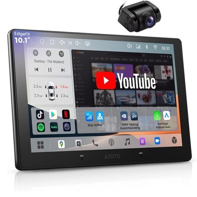 2026 NEW ATOTO A7 Android13 4+64B Car Stereo AI Voice Radio 4G LET Rear Camera