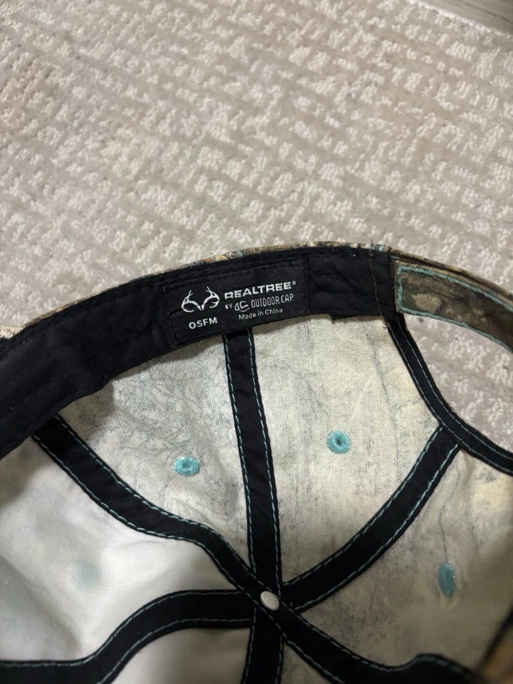 Sombrero estilo béisbol Realtree Hunting no estructurado para damas, borde camuflado, adulto Foto 3 de 3