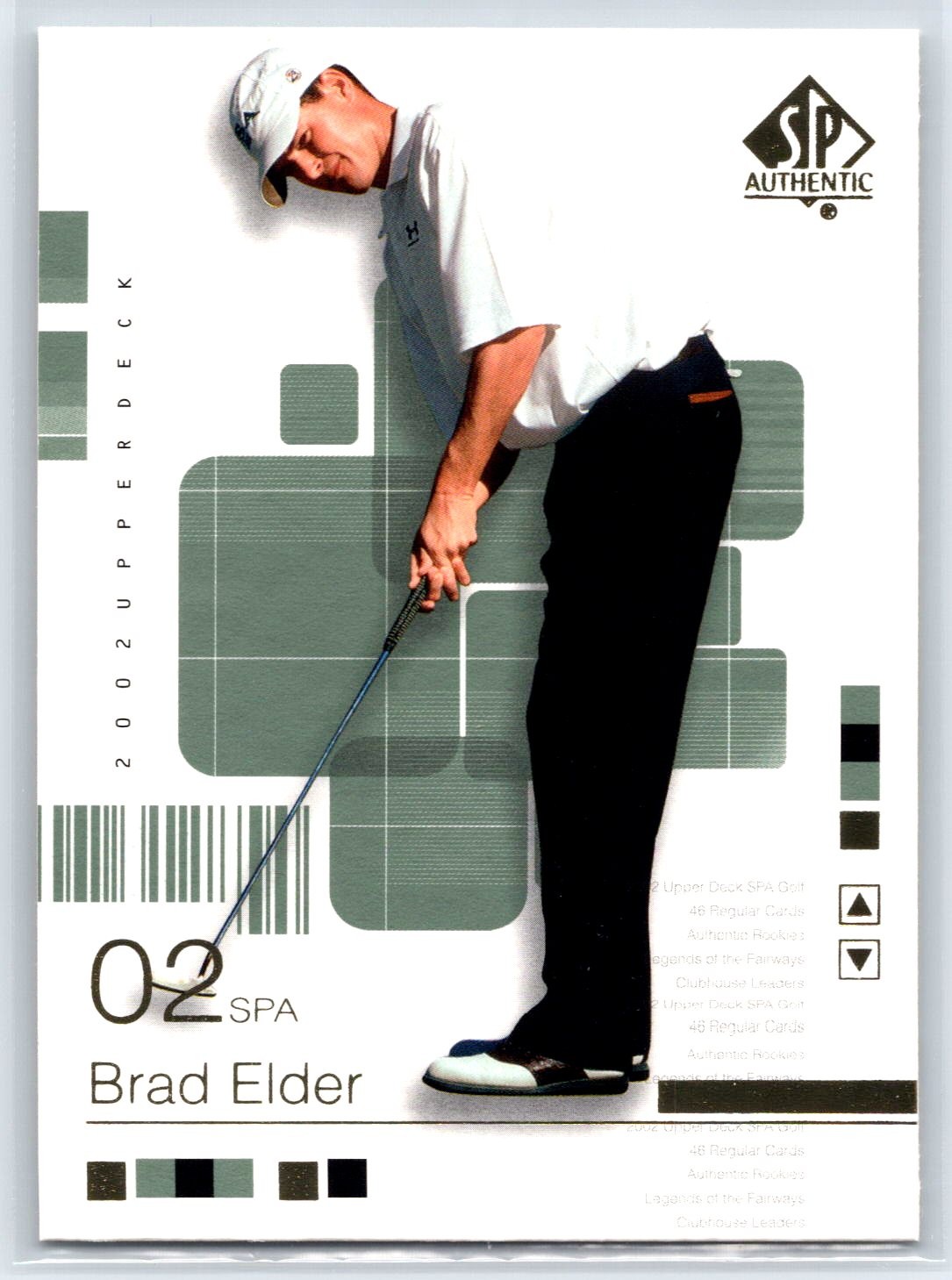 2002 SP Authentic Brad Elder #35SPA