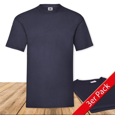 3er, 5er, 10er Pack Fruit of the Loom Valueweight T Mehrpack Herren T-Shirt