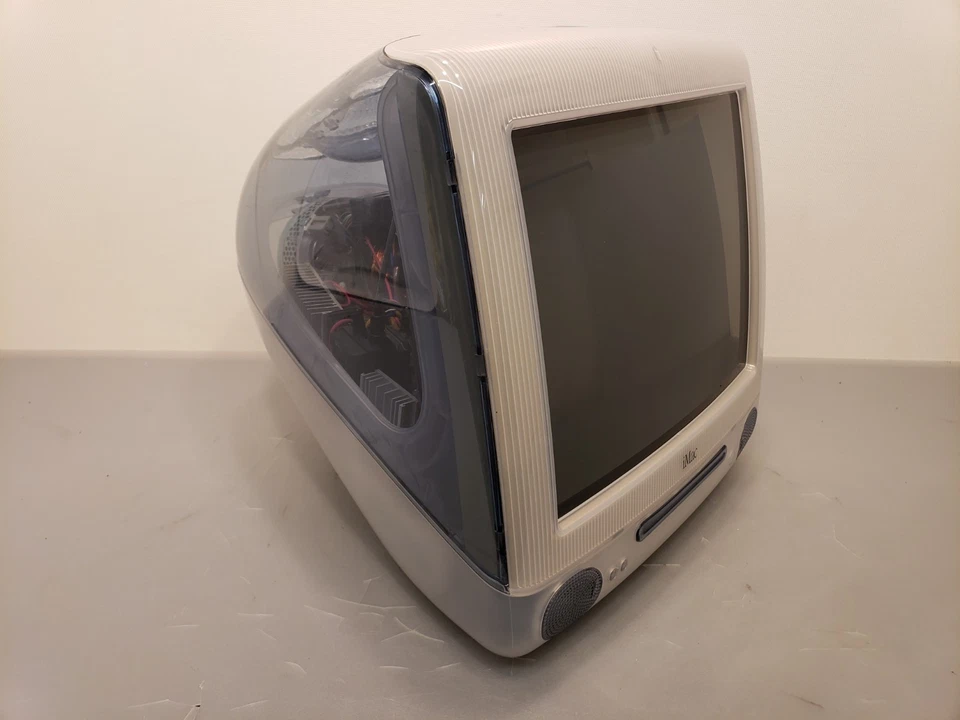 Vintage Apple iMac G3 M5521 DV Special Edition 400MHz 192MB 60GB 9.2 Translucent - Image 4 of 4