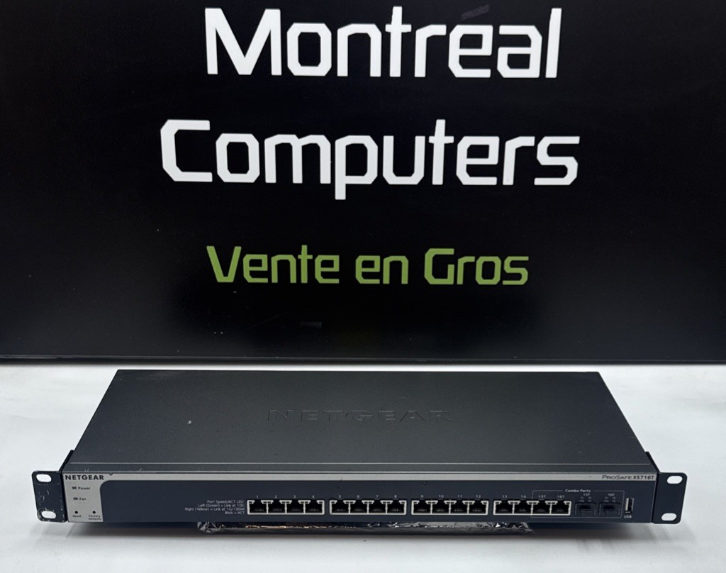 NETGEAR ProSAFE XS716T 16-Port 10GbE 10GBASE-T Smart Managed Switch