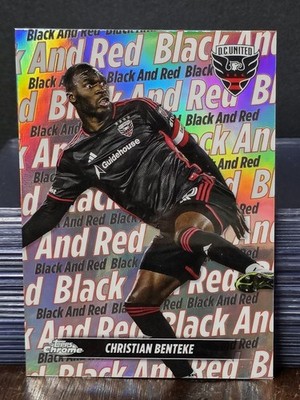 2024 Topps Chrome MLS Team Tags Refractor TT-9 Christian Benteke, D.C. United
