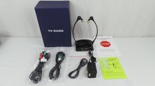 TV EARS WIRELESS HEADSET SYSTEM TV HEARING AID DEVICE ANALOG