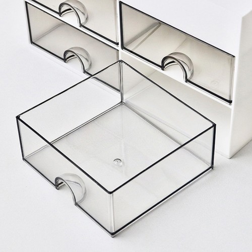 1 PCS Multifunctional Desk Organizer White Desk Organizer with 4 Drawers Z1J8 - Bild 7 von 9