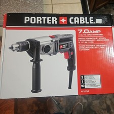Porter-Cable Hammer Drill PC70THD 1/2" 7 Amp VSR 2-Speed Heavy-Duty with Handle