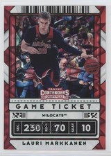 2020 Contenders Draft Picks Game Ticket Green Explosion Lauri Markkanen #26 r7o