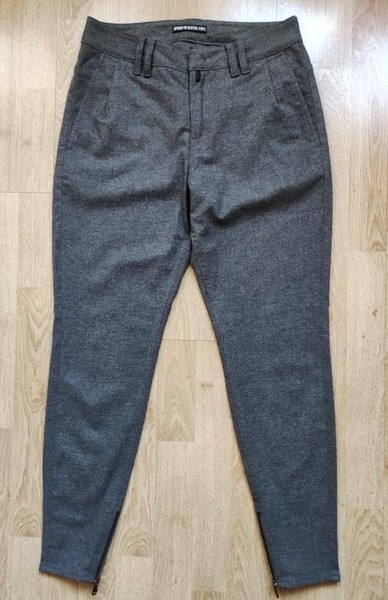 Women DRYKORN Trousers Grey Viscose 36 / S / 44