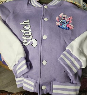 Stitch Purple Jacket For  Girls Kids