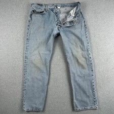 Vintage Levi 501 XX Jeans Original Fit Mens 38x30 Light Wash Denim Y2K Rodeo