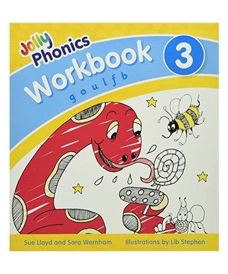 Jolly Phonics Workbook 3: in Precursive Letters (British English edition), Wernh