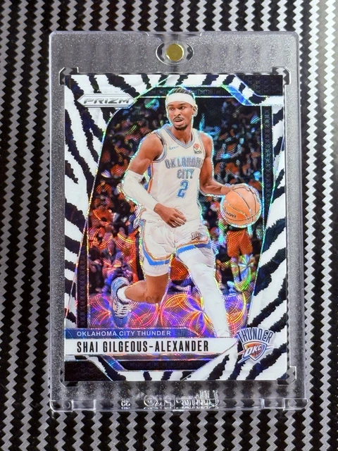 2024-25 Prizm Shai Gilgeous-Alexander China Edition White Tiger Stripe🔥Rare!🔥