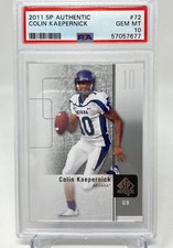 2011 Colin Kaepernick #72 Rookie Card - PSA 10. rookie card picture