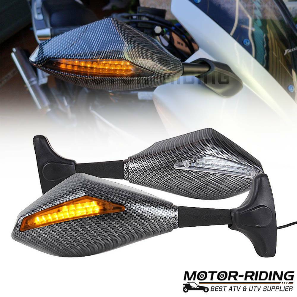 ミスター Motorcycle LED Turn Signals Mirrors For 05 2006 2007 2008 Suzuki