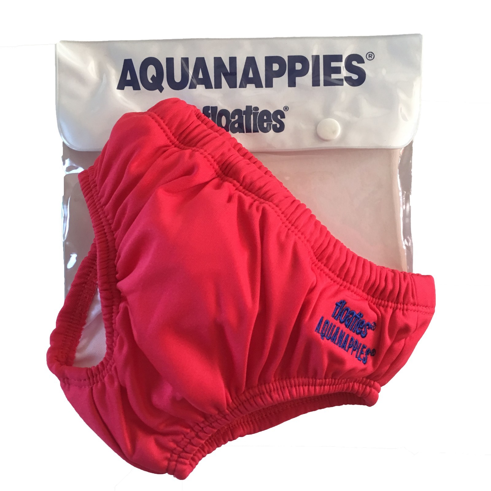 Floaties Aquanappy 6 a 12 meses - rojo