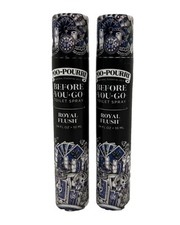 Poo Pourri Before You Go Toilet Spray 0.34 fl oz Royal Flush Lot Of 2