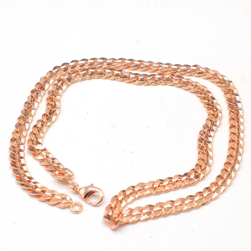Pure Copper Chain Solid Copper Chain For Necklace Handmade Chain ADJ Chain - image 4 of 4