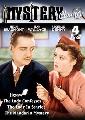 Mystery Classics DVD-Jigsaw/The Lady Confesses/Lady In Scarlet/Mandarin Mystery