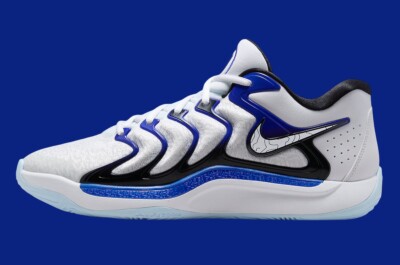 Nike KD 17 White Black Game Royal Penny Blue Basketball FJ9487-100 